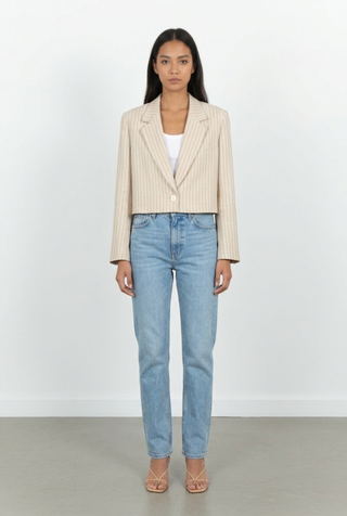 Short Beige  Blazer