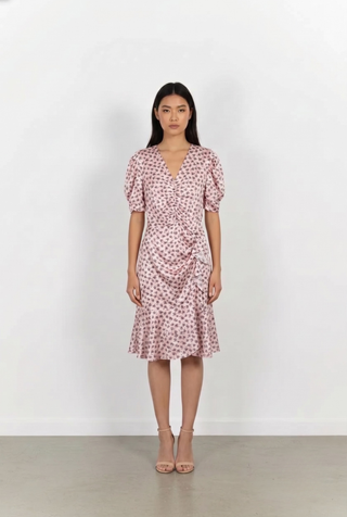 Long Dress Pale Pink Satin