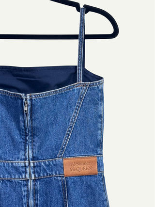 Asymmetrical Denim Dress