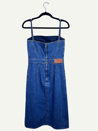 Asymmetrical Denim Dress