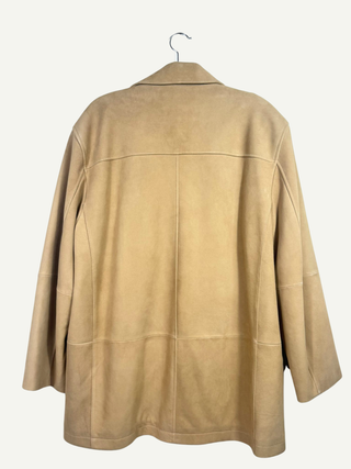 Beige Suede Coat