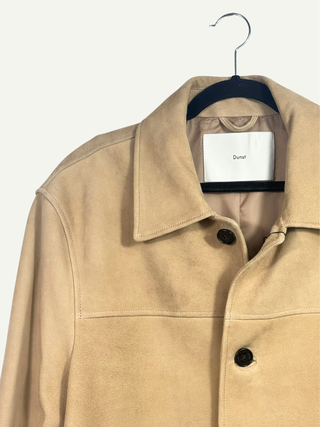 Beige Suede Coat