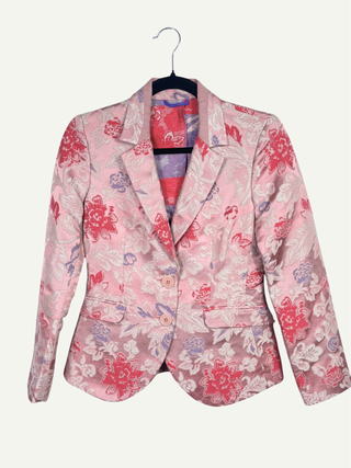 Satin Pink Blazer