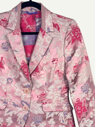 Satin Pink Blazer