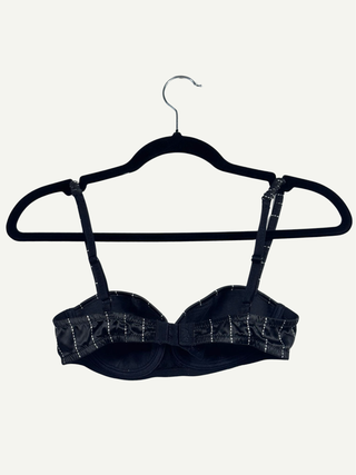 Blue & black BRA