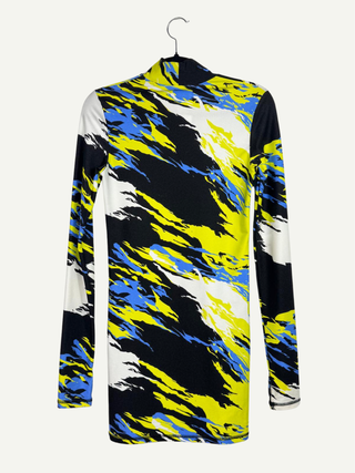 Fitted Patern Short Dress